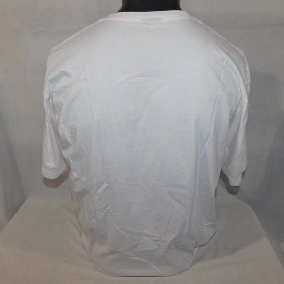 Iron Maiden The Trooper Logo Mens XL White Graphic T Shirt MADNESS Thailand - Picture 6 of 6